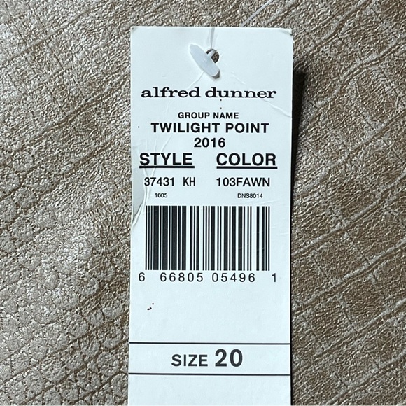 Alfred Dunner Womens Open Front Sweater Cardigan Sz 20 Faux Fur Ribbed Soft NEW - Picture 11 of 11